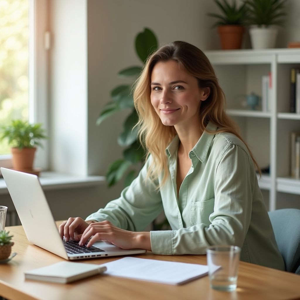 Freelancer v klidném pracovním prostředí